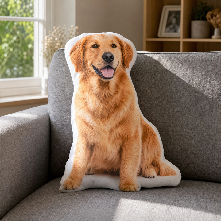 Custom realistic pet pillow main image
