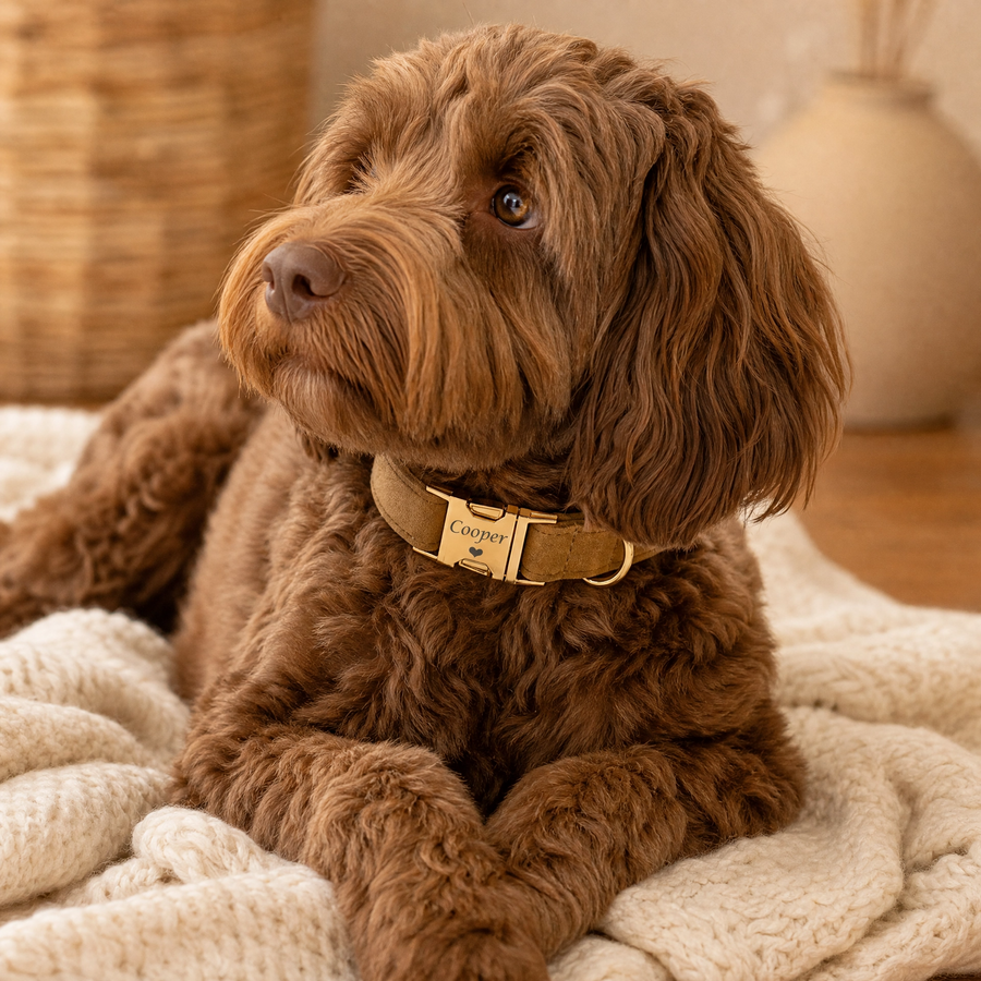 Personalized Velvet Pet Collar